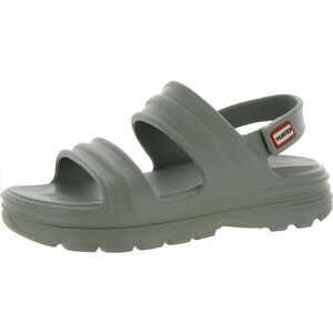 Hunter Bloom Algae Foam Sandals In Sweet Gale Green Size 8